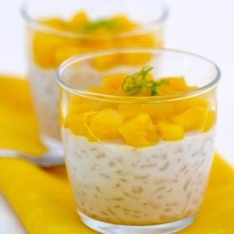マンゴーの甘さが美味しいデザート