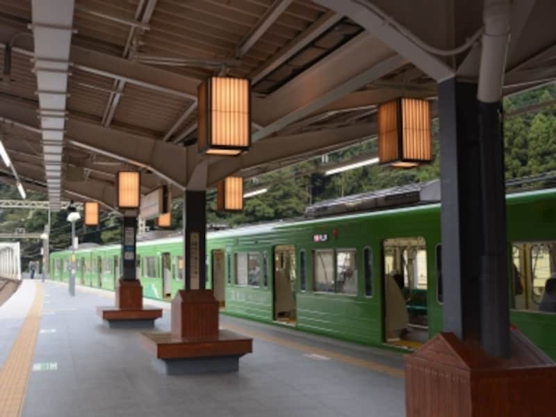 高尾山口駅ホーム