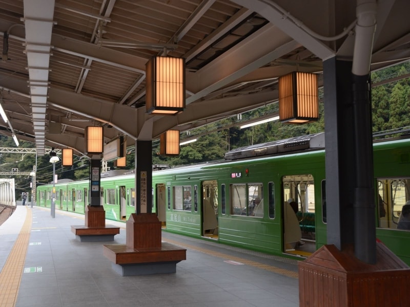 高尾山口駅ホーム