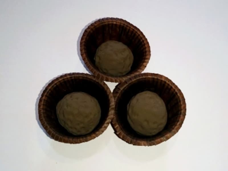 トリュフチョコレート三つ完成