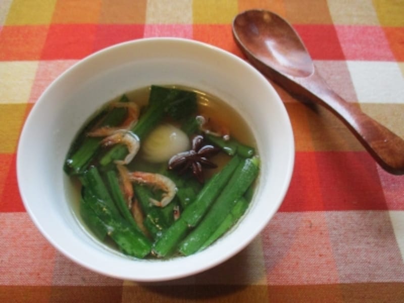 ポカポカ温まる中華風スープ