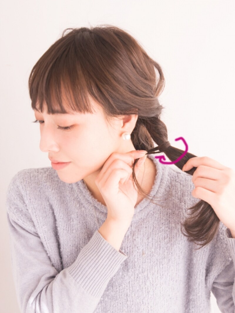 しっかりテンションかけて巻きつける