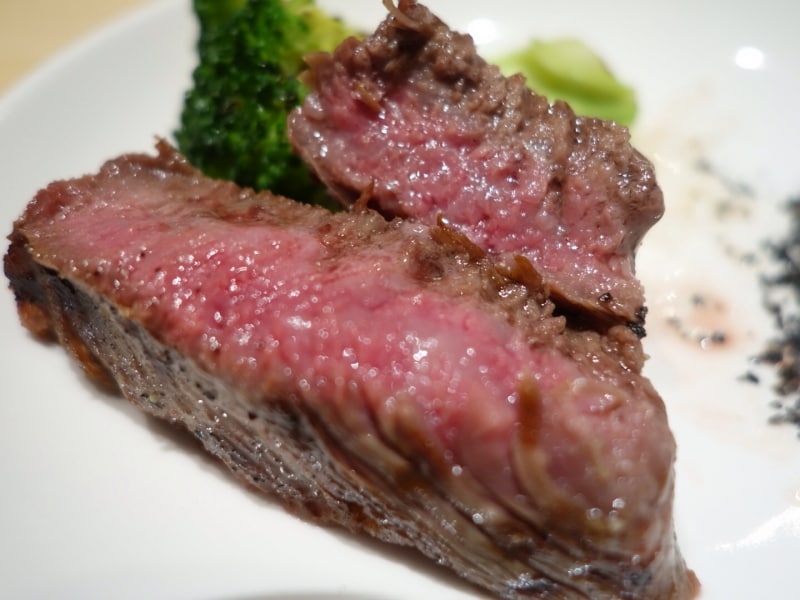 たちすずかビーフの断面