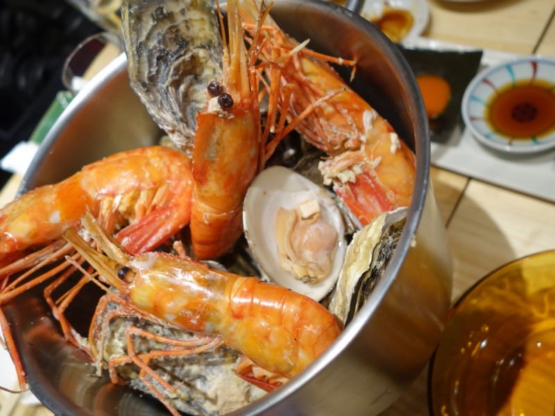 「海鮮蒸し焼き」3～4人前 3,980円