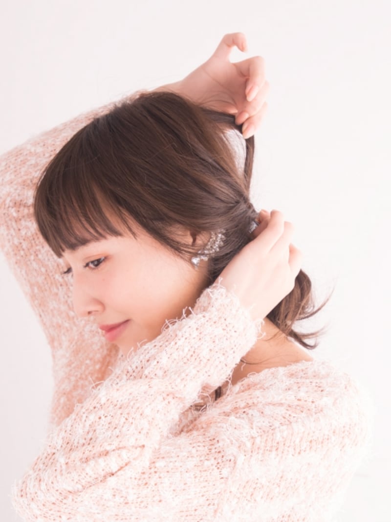 後ろ姿も大事なので必ずバックの部分はほつれさせること!