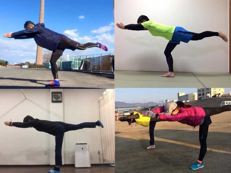 レッグバランスチャレンジでモチベーションアップ!