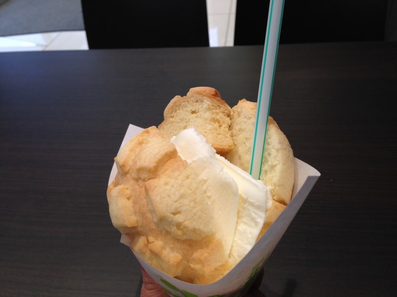 メロンパンアイス