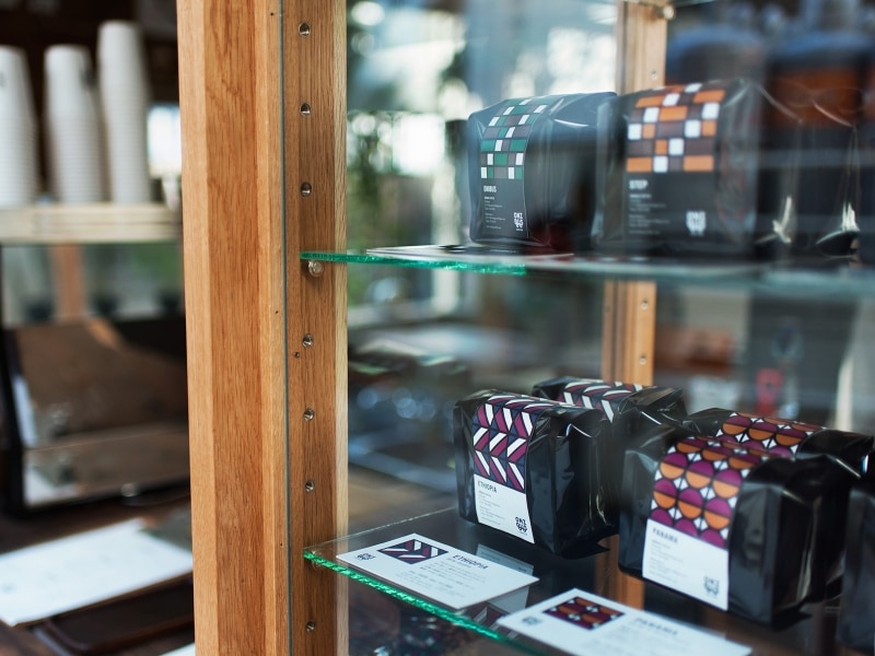 コーヒー豆のパッケージもリニューアル