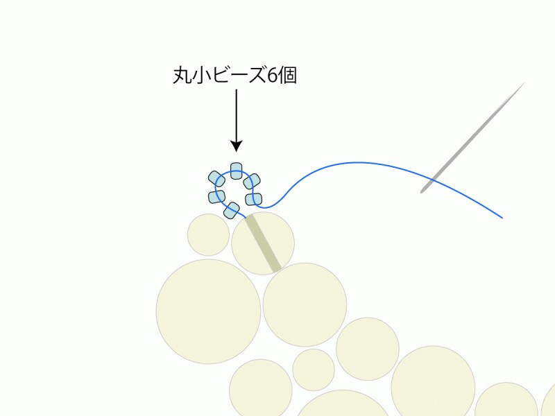 ビューティーパールのシャンパンペンダントネックレス