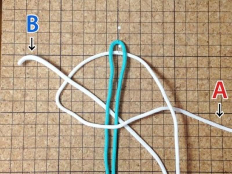 Bを出す位置をよく見て。