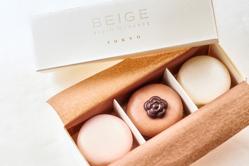 マカロン・ベージュ(3個入り)2160円(税込)