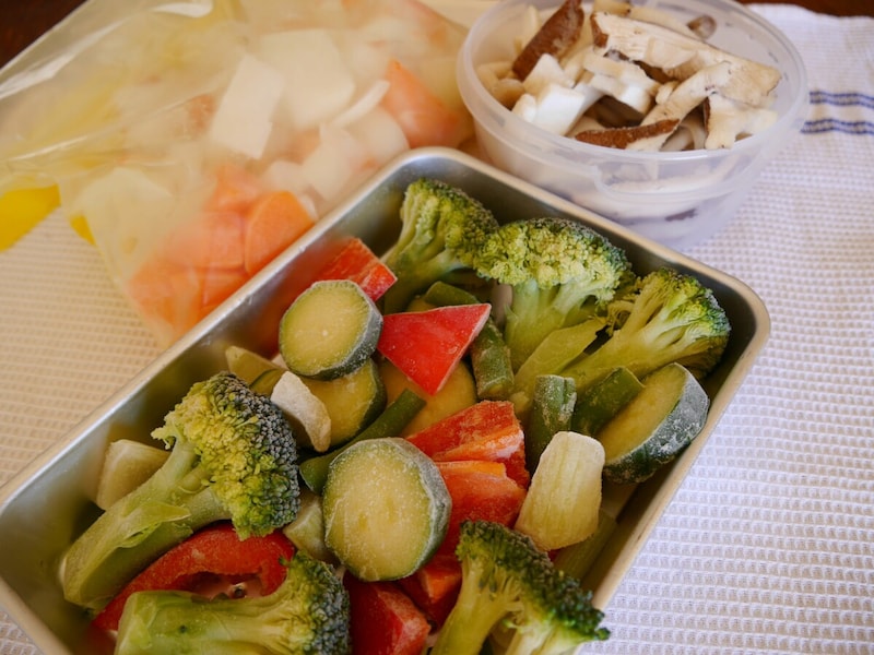 冷凍野菜ミックスの作り方！調理時間短縮もできる便利アイディア