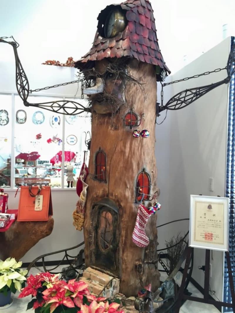 「ラ・パティスリー・ベルジュ」の店内モニュメント