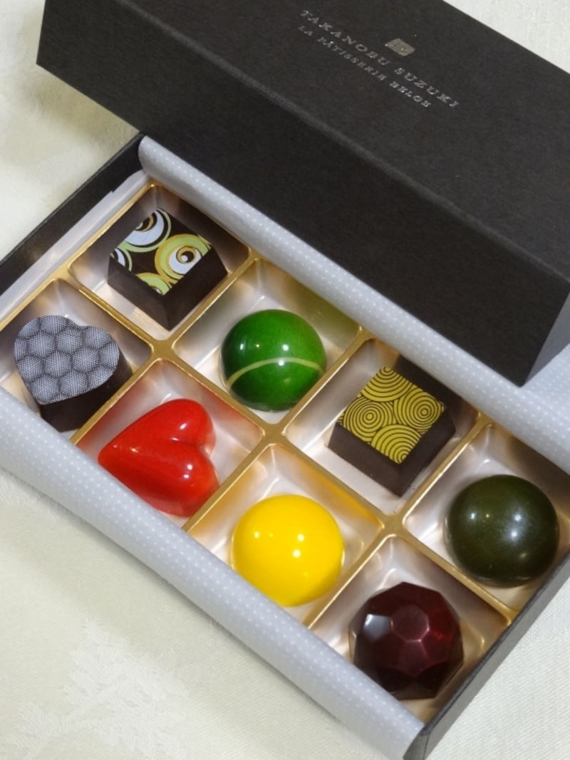 「ラ・パティスリー・ベルジュ」の「ボンボンショコラ」(8個入税込2,400円undefined※2018年1月時点の価格)