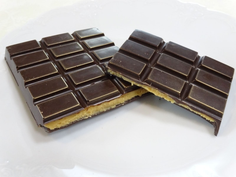 「タブレット」(シトロンヴェール)は中にライム味のプラリネ入り