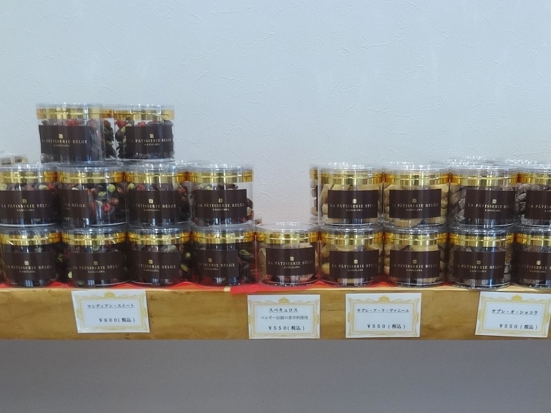「ラ・パティスリー・ベルジュ」のギフト用焼き菓子やチョコレート菓子