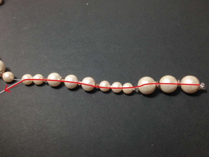 パールのマルチネックレス