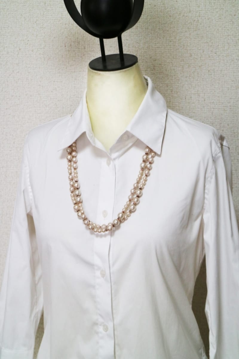 パールのマルチネックレス