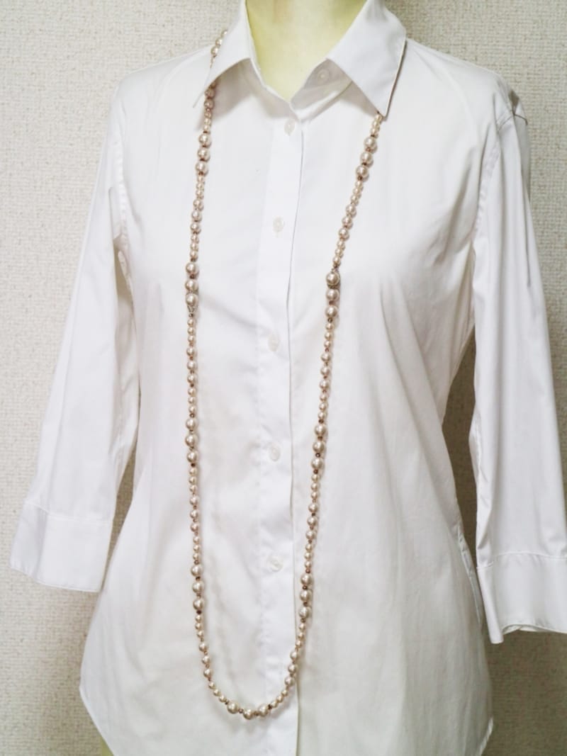 パールのマルチネックレス