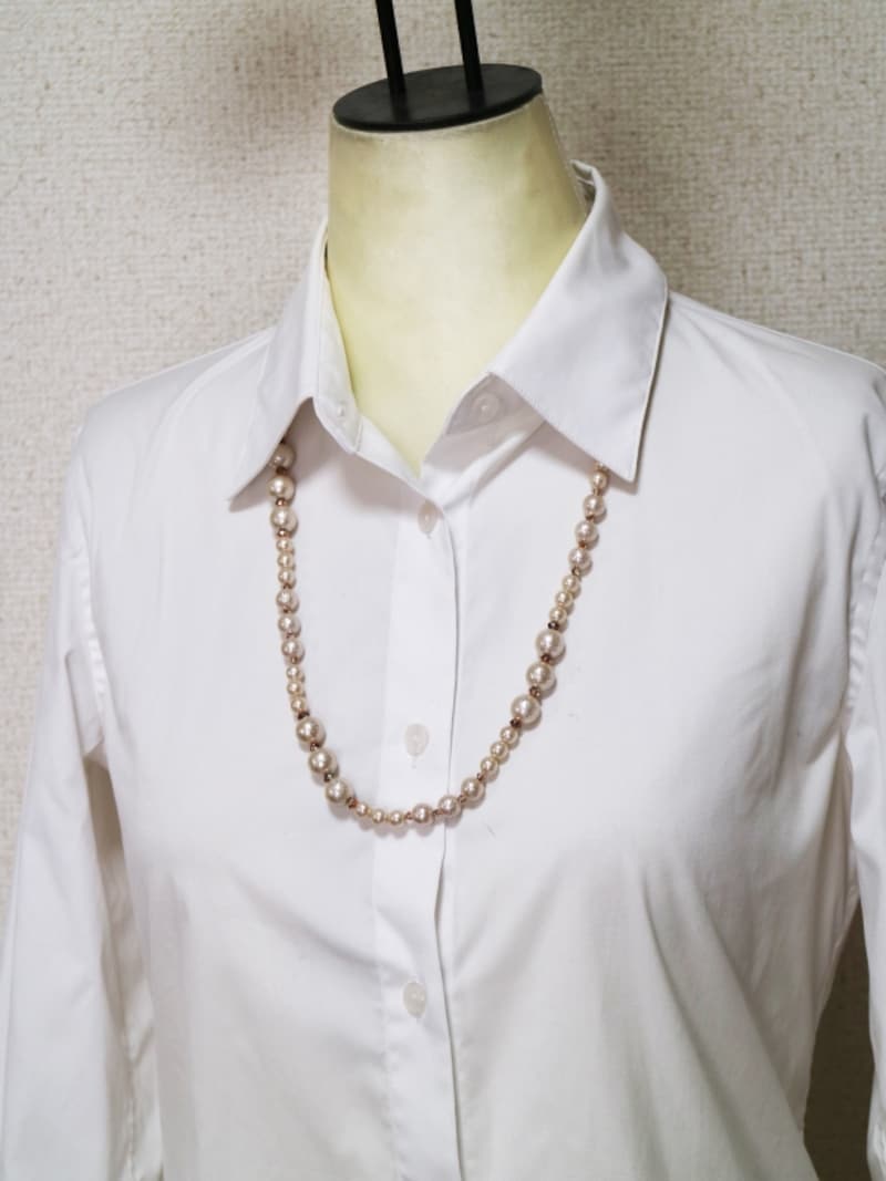 パールのマルチネックレス