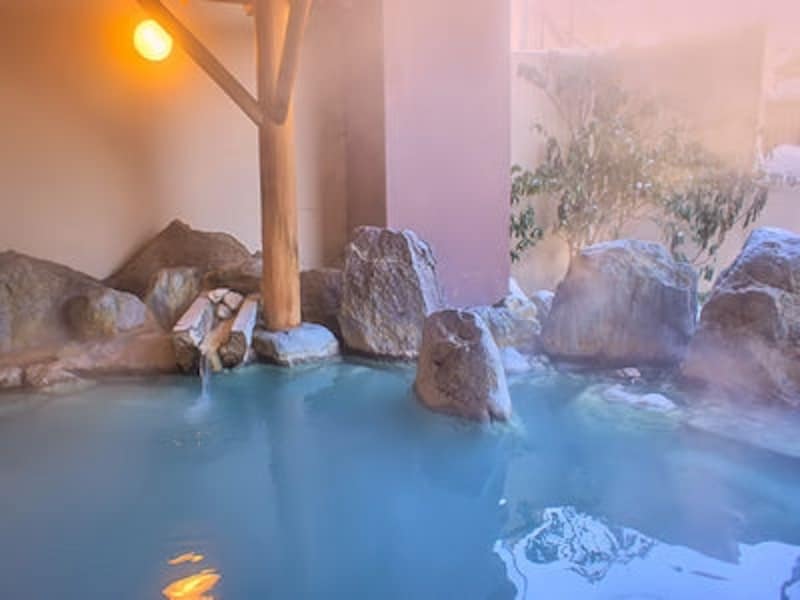 草津温泉ホテル櫻井の雪見露天風呂