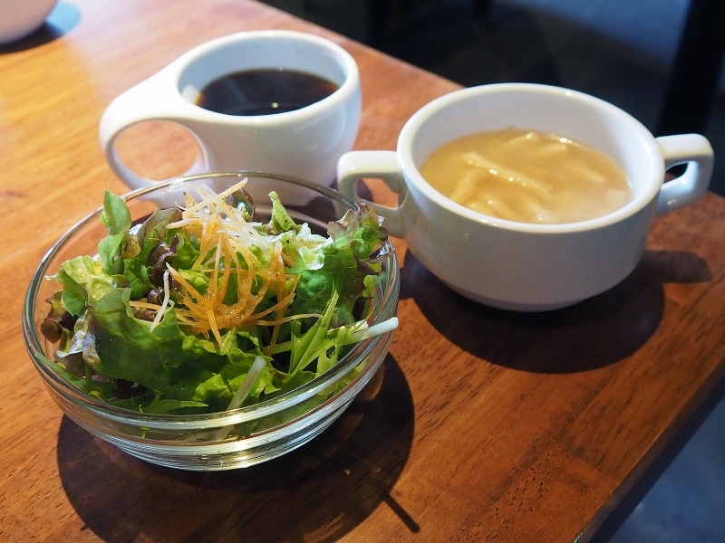 スープ&サラダ&コーヒー@Bambi