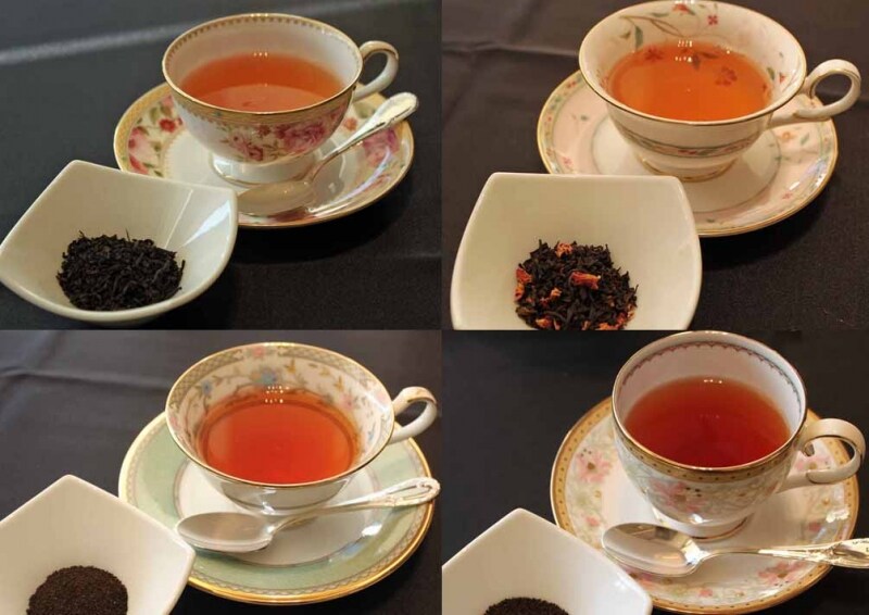 紅茶の水色や風味だけでなく、ティーカップまでも楽しめますね