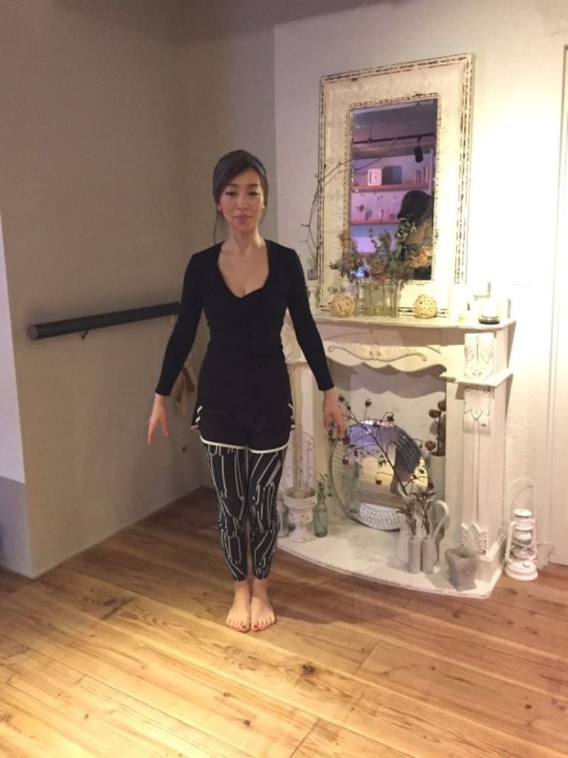 お腹を引き上げておきましょう!