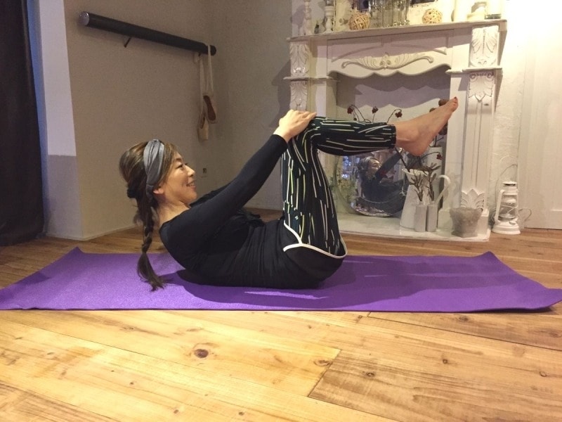 お腹で体を支える意識!