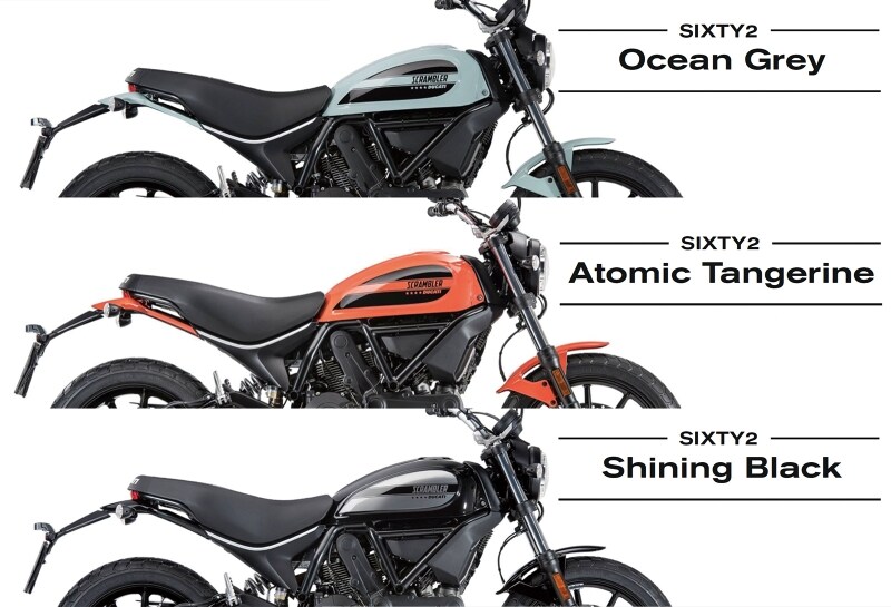 アトミックタンジェリン、オーシャングレイ、シャイニングブラックの3カラーが用意される