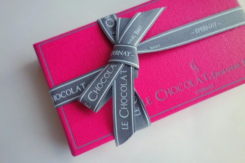 可愛らしいカラーのボックス