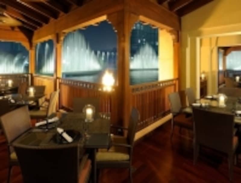 圧巻の噴水ショー