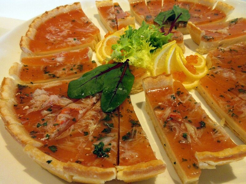 タラバ蟹とバッカラ