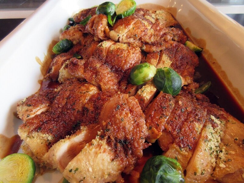 鶏肉のディアブル マスタードソース