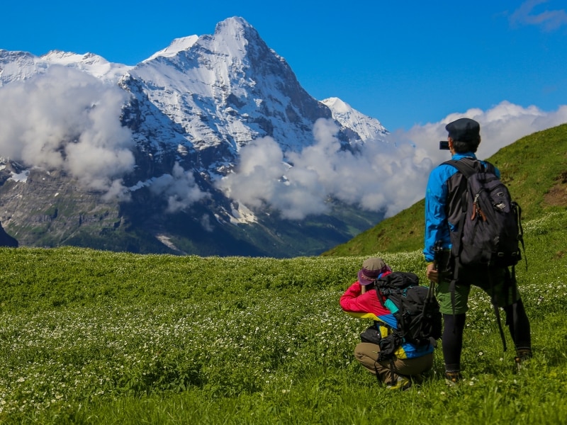 7月初旬、標高2000mハイキングコース