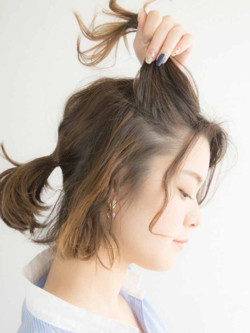 手ぐしでざっくりで良い