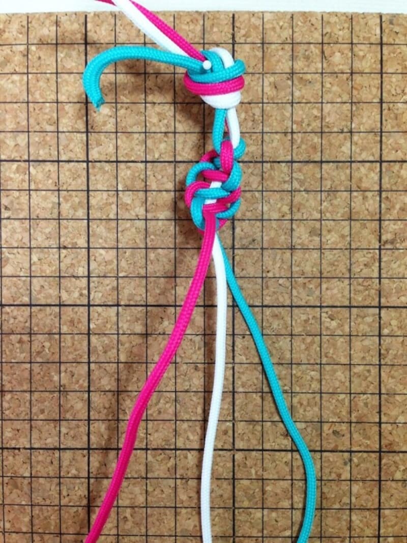 だんだんとねじれて来ます。