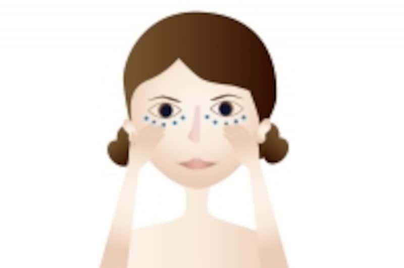 リズミカルにトントン叩く
