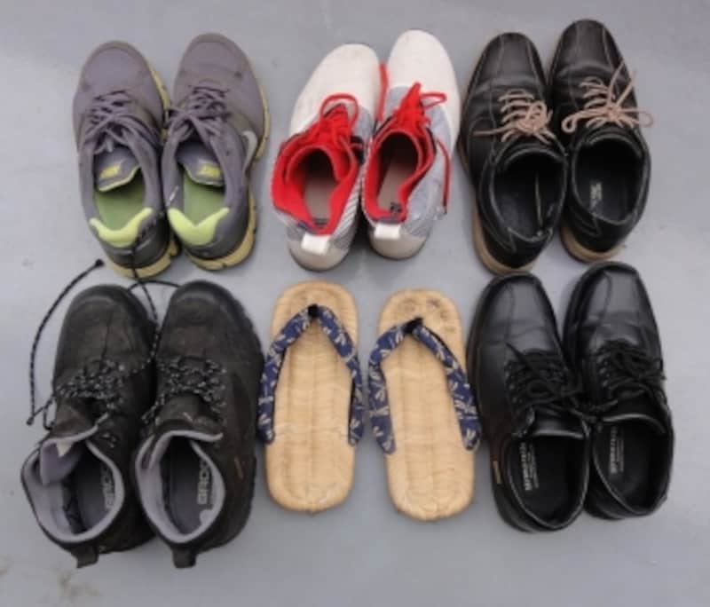 ちなみに増田さんは、複数のウォーキングシューズを天候などに合わせてローテーションしている