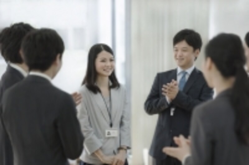 新しい門出は挨拶から