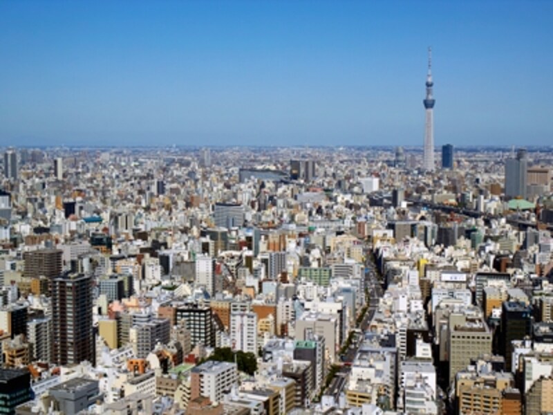 東京都心のビル街