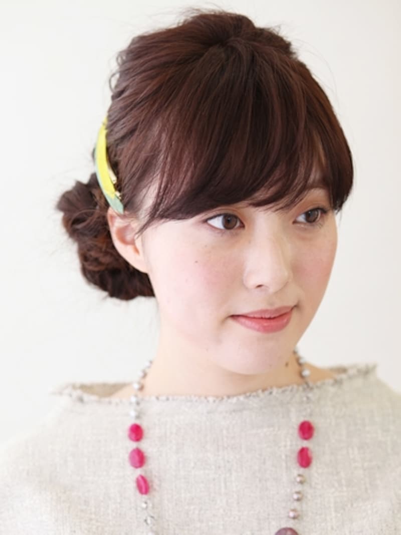 おだんごが頭皮から浮くと間が抜けて見えるので気をつけて