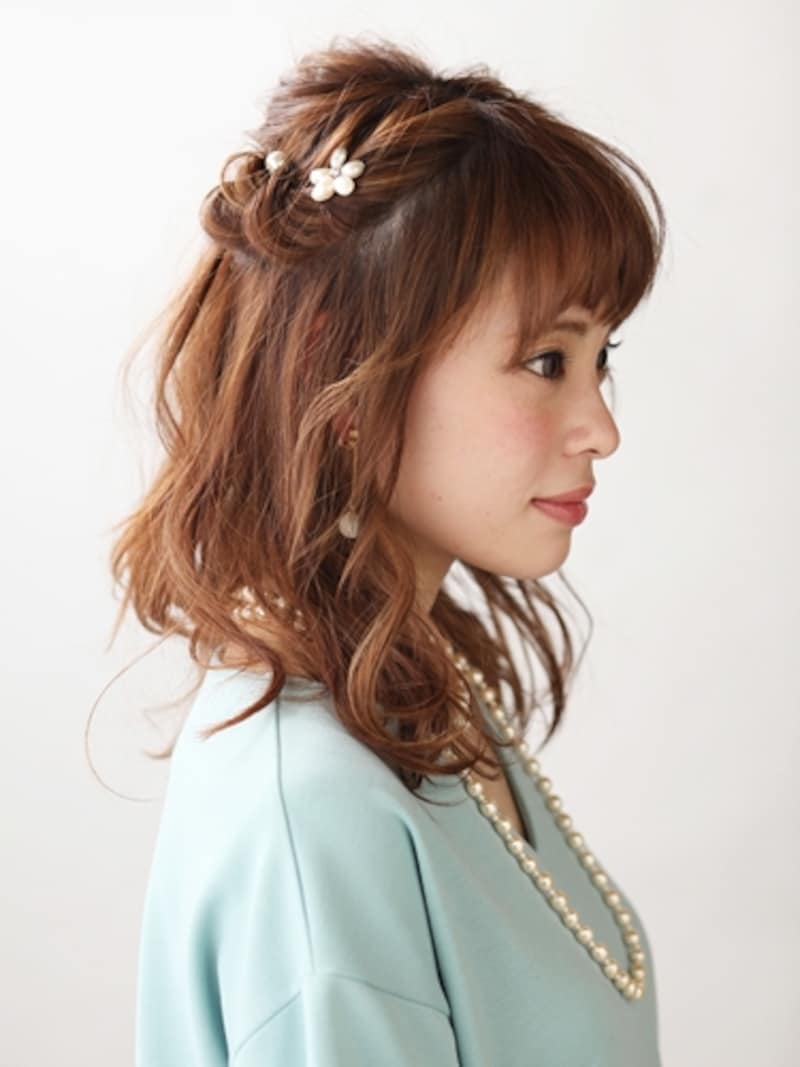 ミディアム猫耳ヘアアレンジ