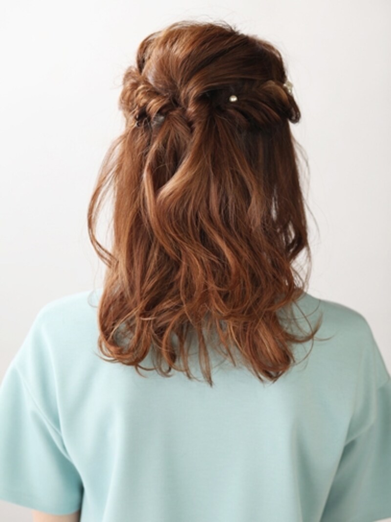 ミディアム猫耳ヘアアレンジ