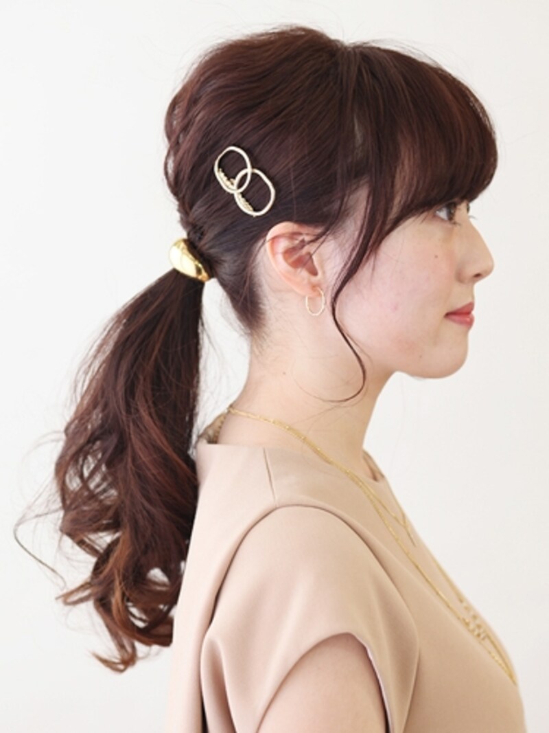 美人ローポニーテール