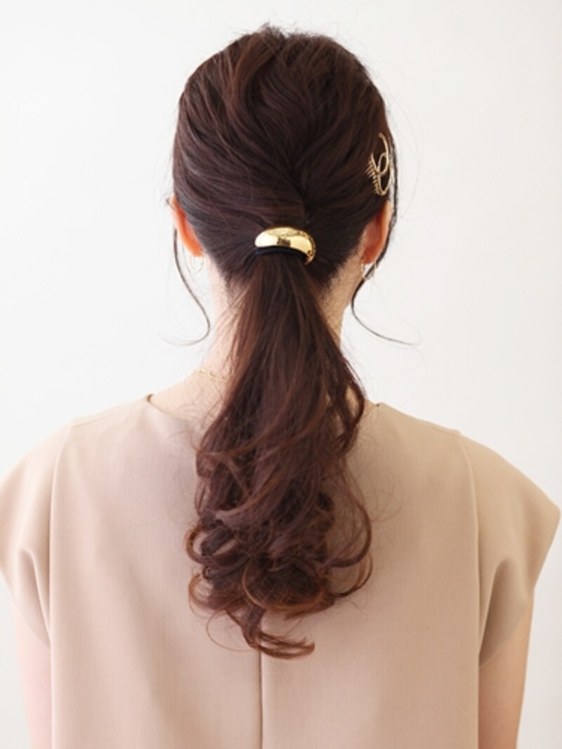 美人ローポニーテール