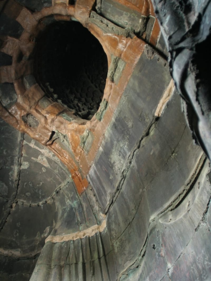 大仏像胎内の様子