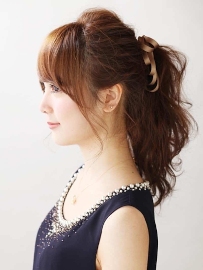 王道ポニーテールアレンジ