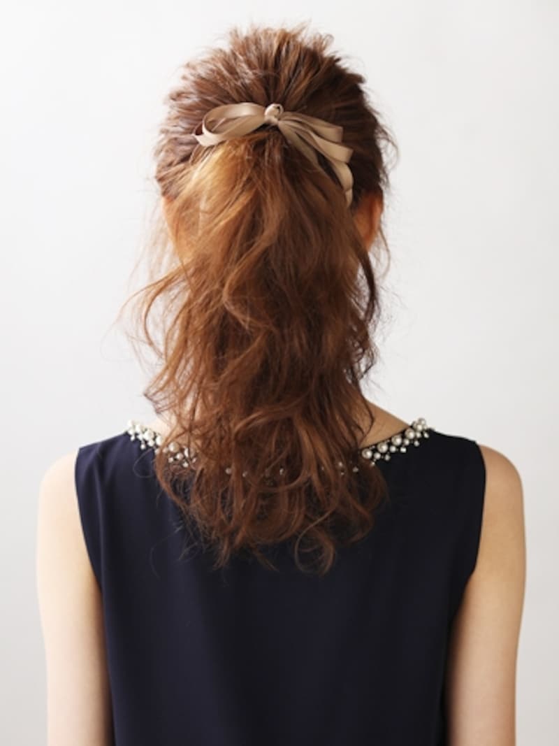 王道ポニーテールアレンジ