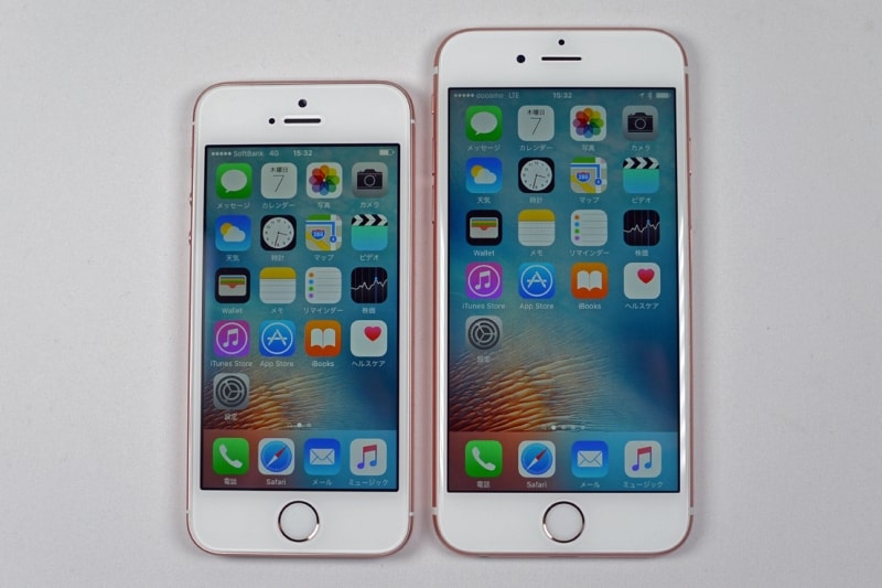 iPhone 6sとの比較